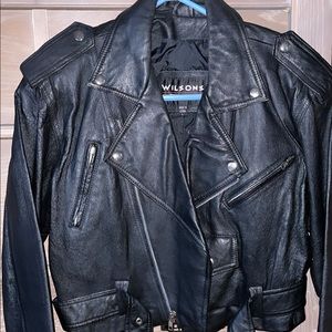 Vintage Wilson Leather Biker Jacket